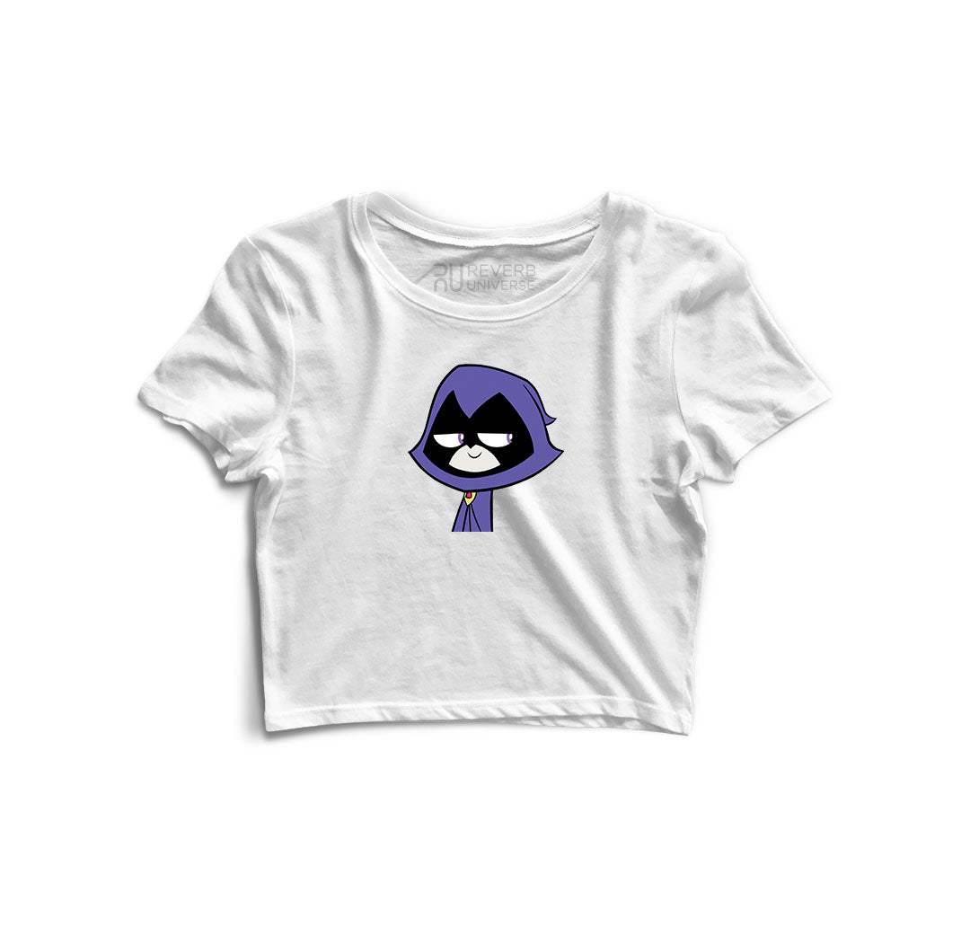 Raven Graphic Crop Top