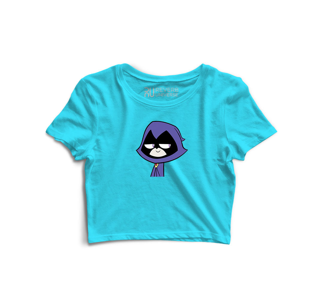 Raven Graphic Crop Top