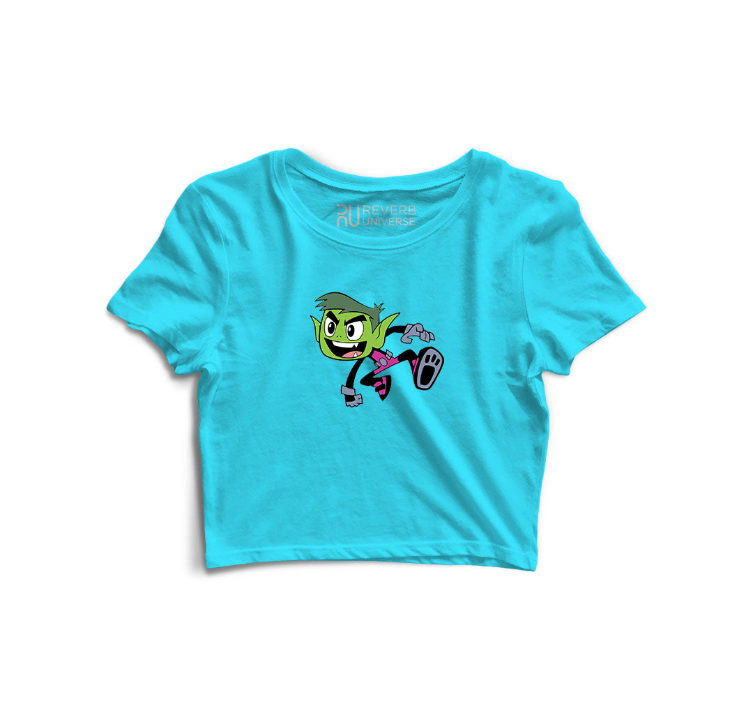 Beast Boy Graphic Crop Top