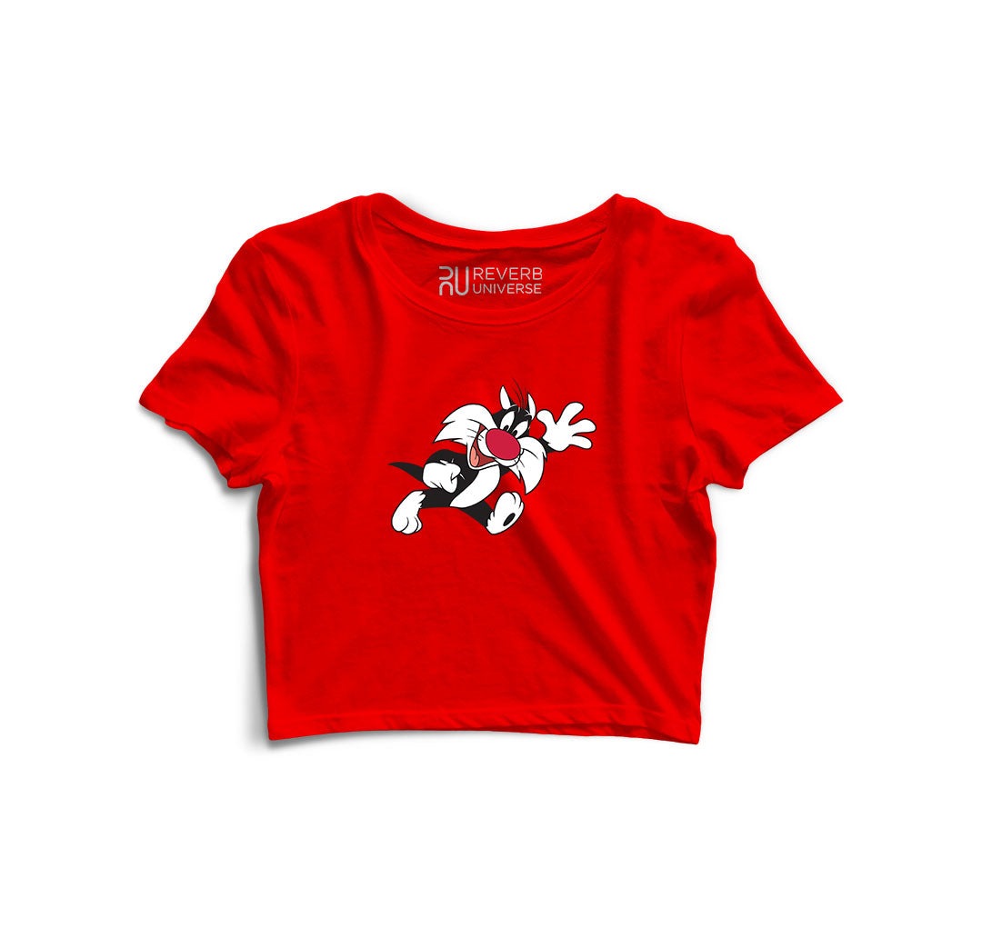 Sylvester Graphic Crop Top