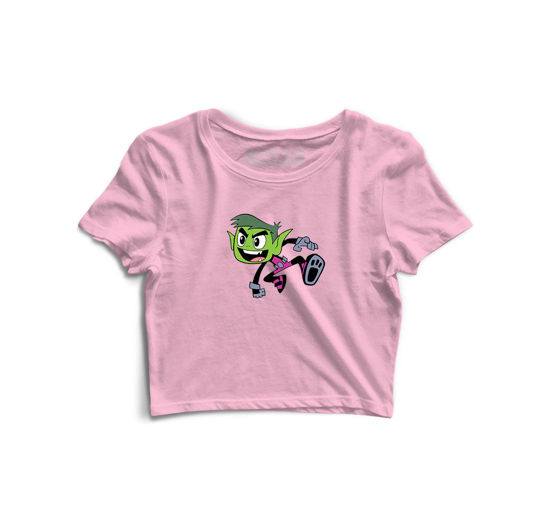 Beast Boy Graphic Crop Top