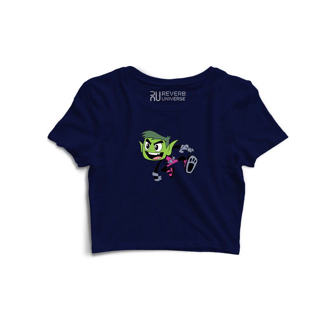Beast Boy Graphic Crop Top