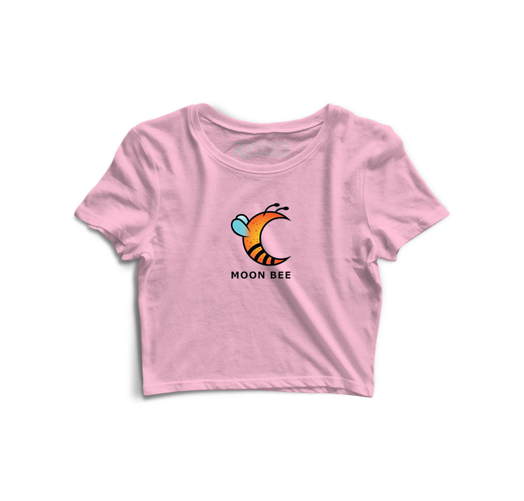 Moon Bee Graphic Crop Top