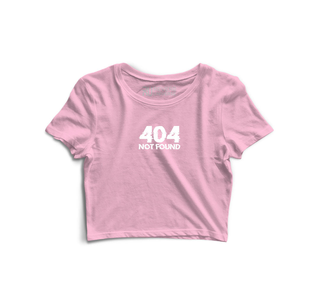 404 Not Found Graphic Crop Top