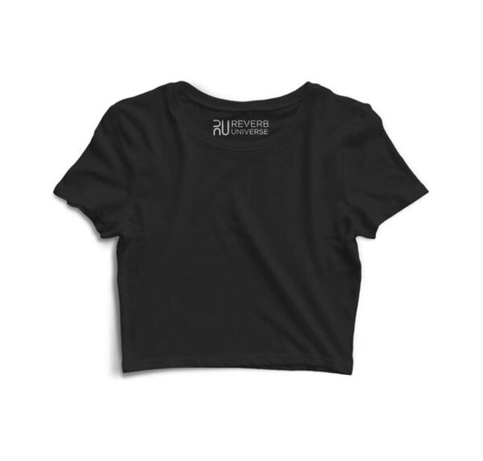 Basic Black Crop Top