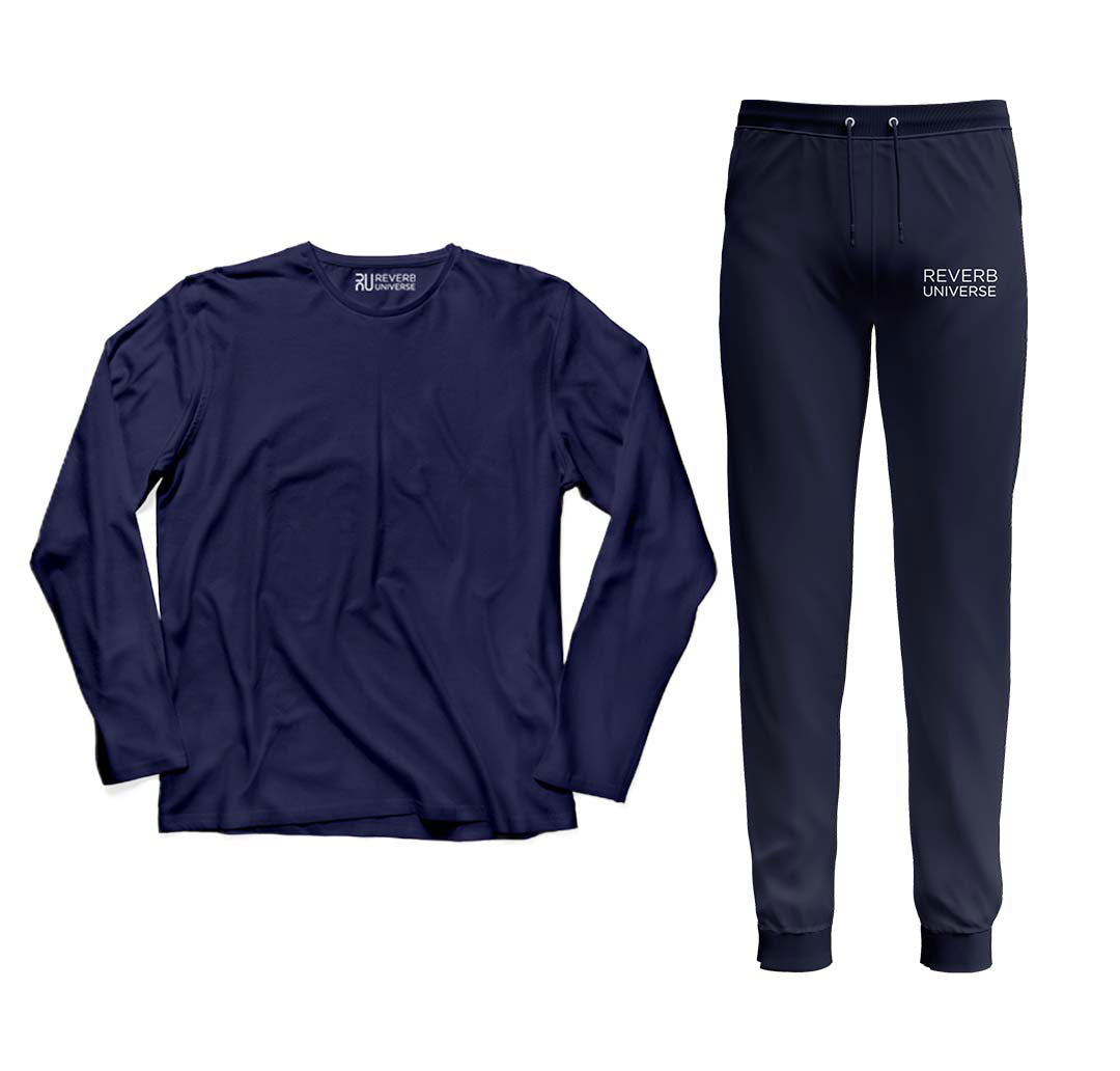 Navy Blue Tracksuit Full Sleeve Tee