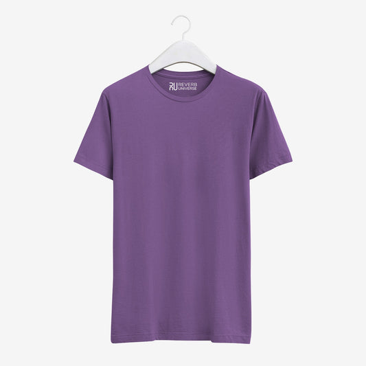 Women's Basic Lavender Short Sleeve Relaxed Tee