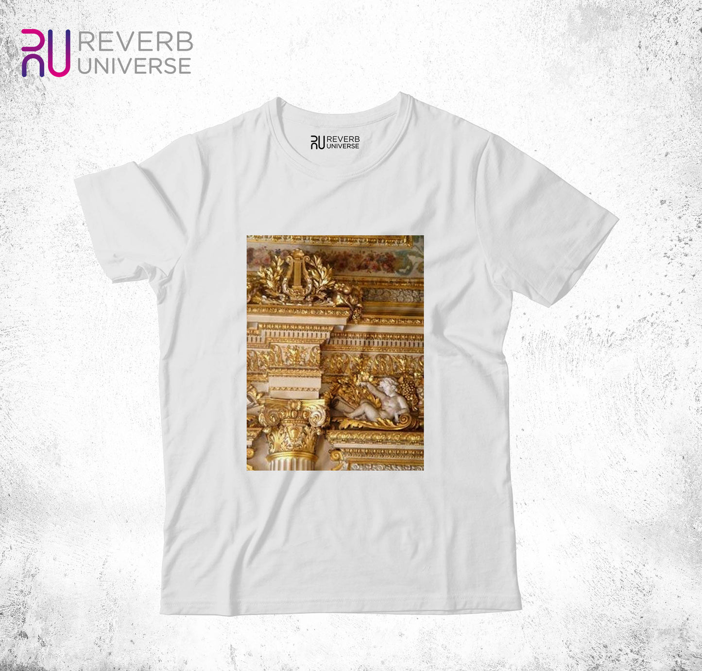 Gold Baroque Graphic Tee