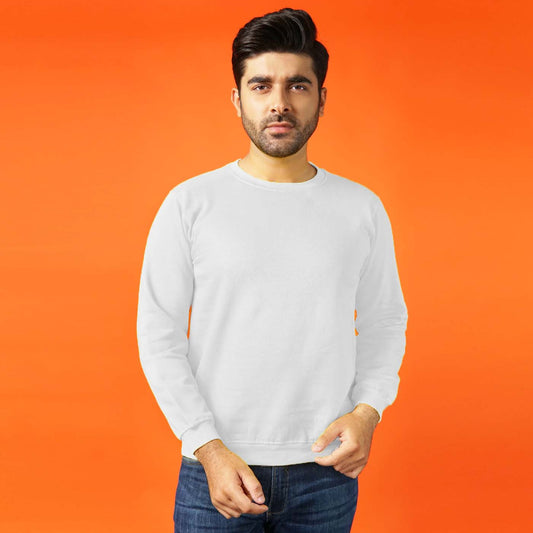 Basic White Sweatshirt