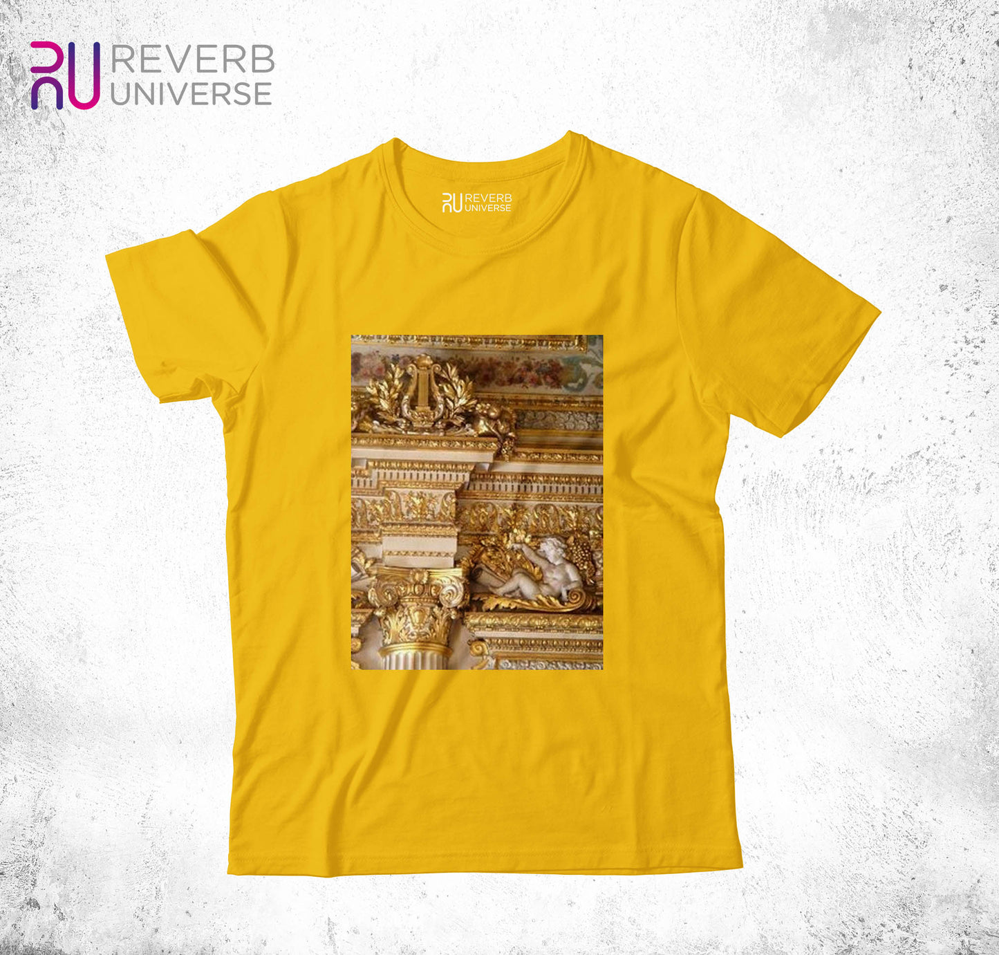 Gold Baroque Graphic Tee