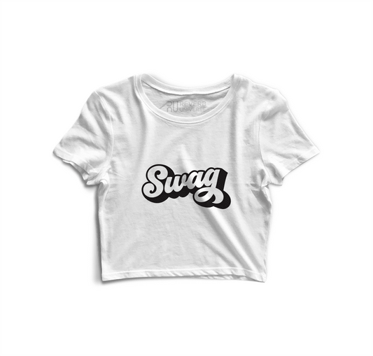 Swag Graphic Crop Top
