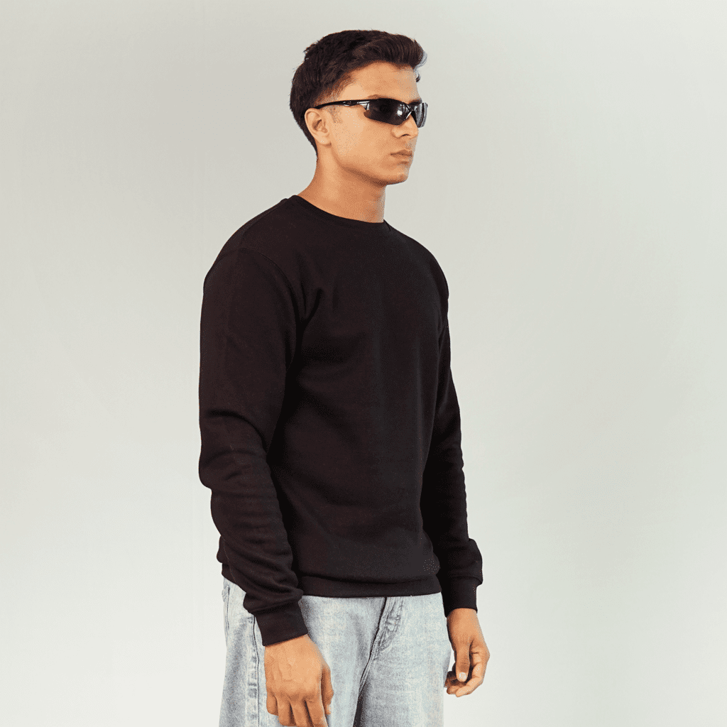 Basic Black Sweatshirt