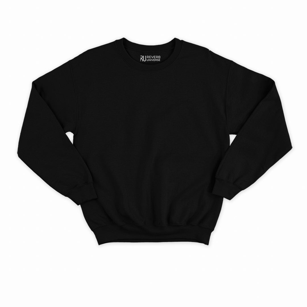 Women's Basic Black Sweatshirt