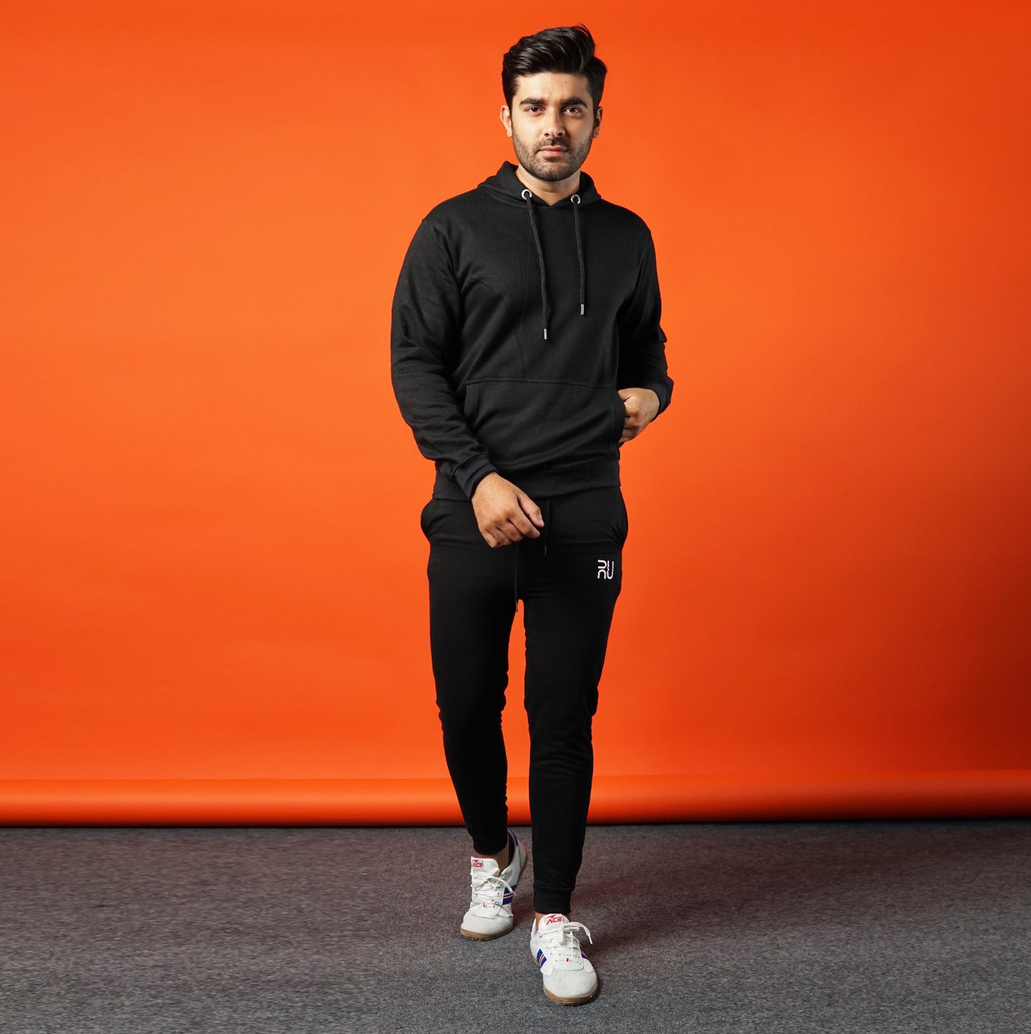 Black Unisex Co-ord Set Hoodie