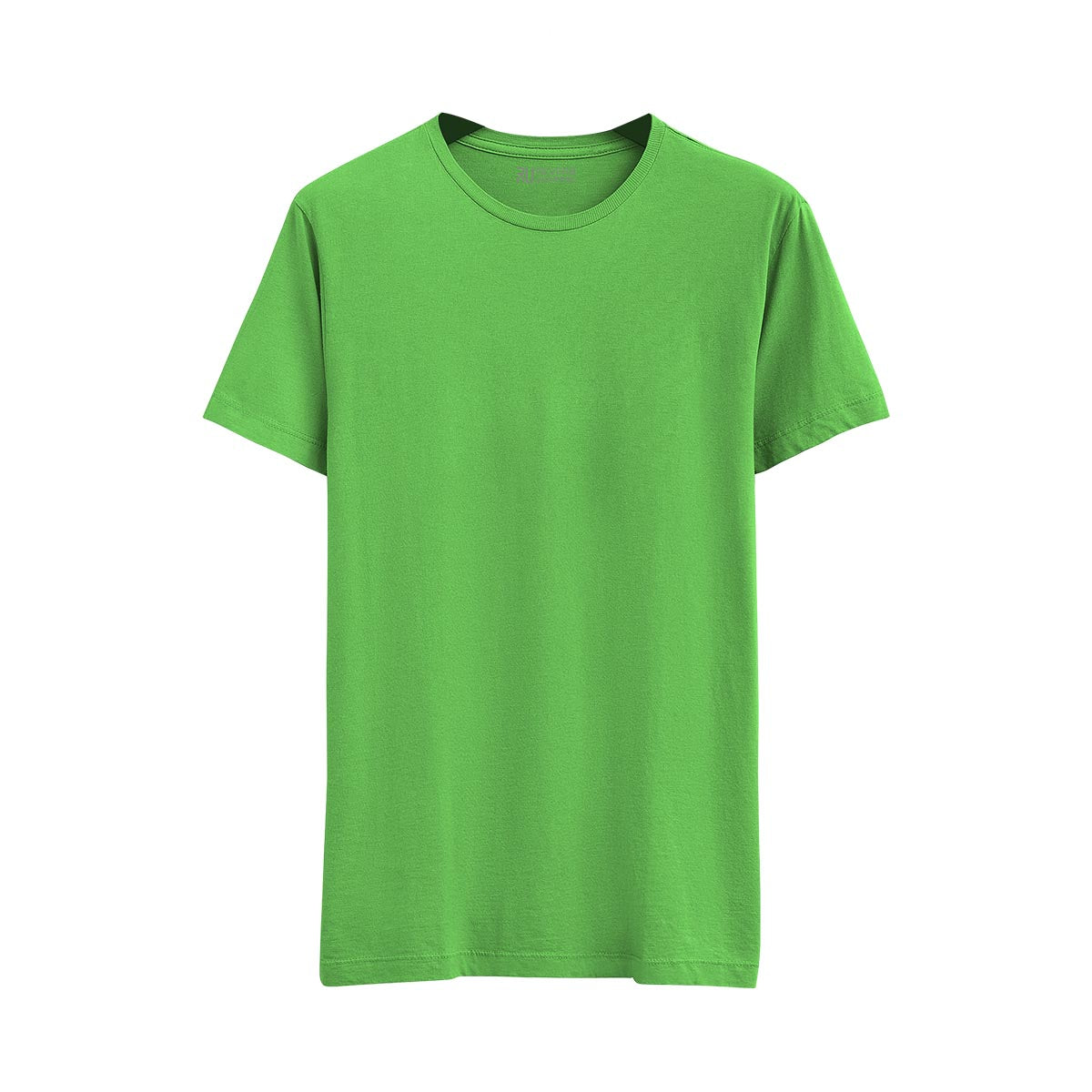 Women's Basic Parrot Green Short Sleeve Relaxed Tee