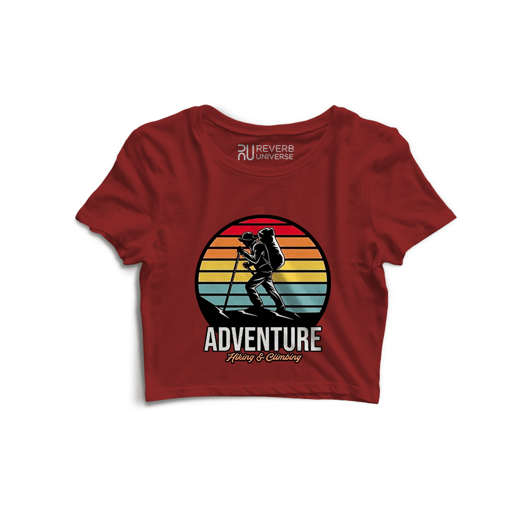 Adventure Graphic Crop Top