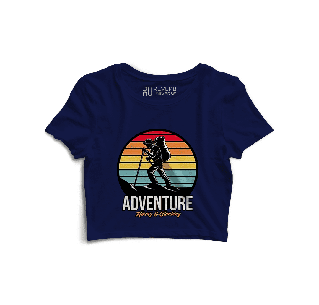 Adventure Graphic Crop Top
