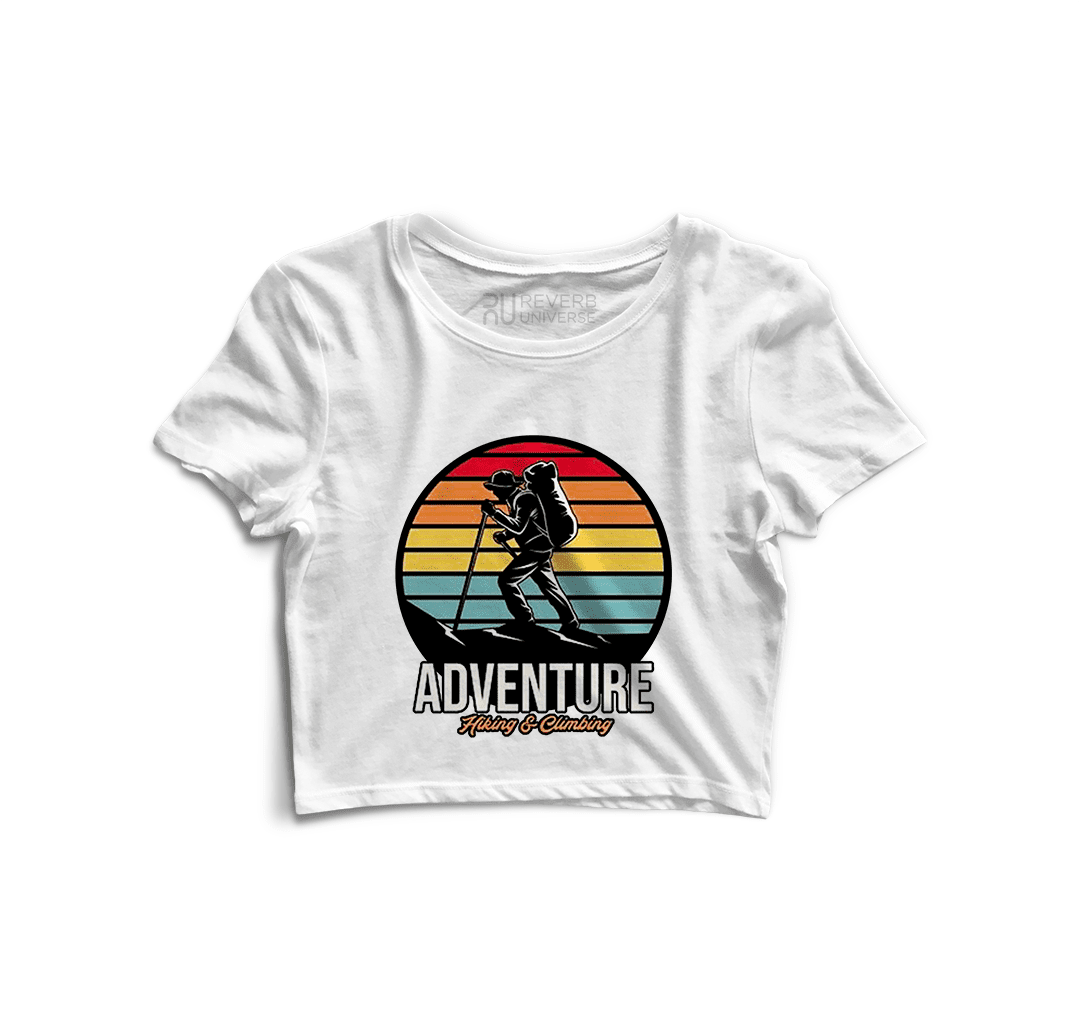 Adventure Graphic Crop Top