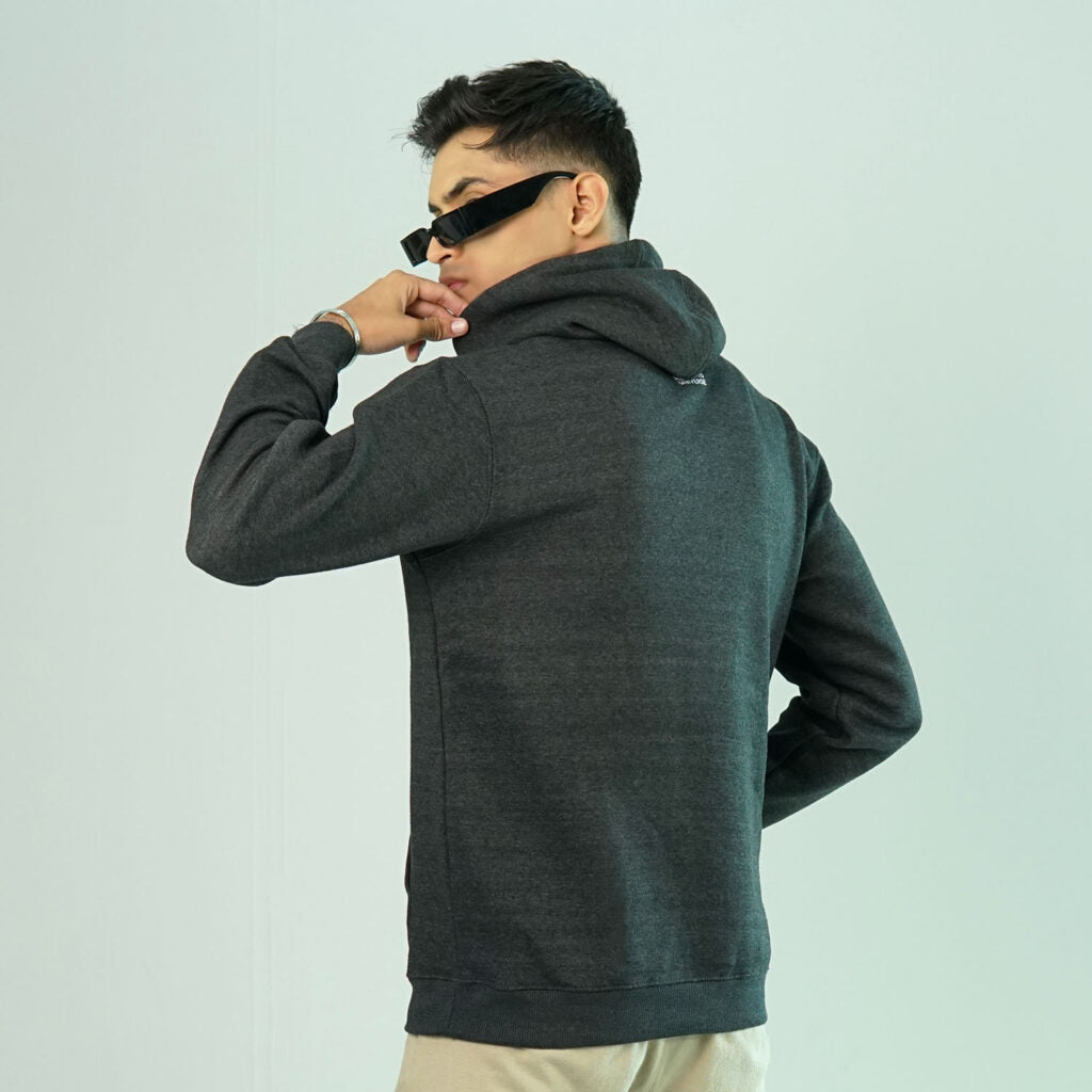 Basic Charcoal Grey Hoodie