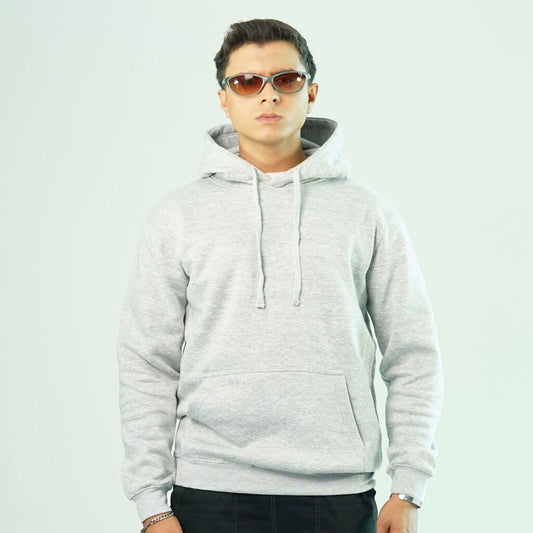 Basic Heather Grey Hoodie