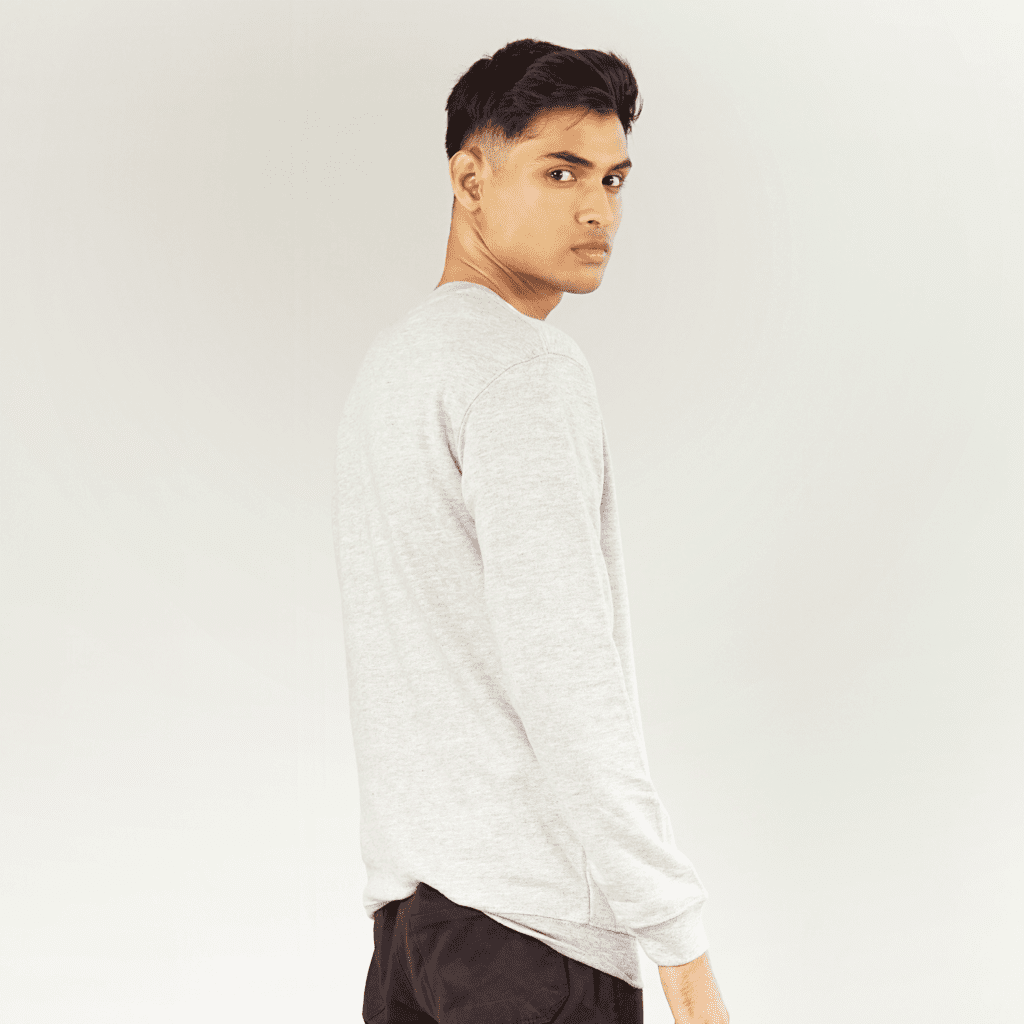 Basic Heather Grey Sweatshirt