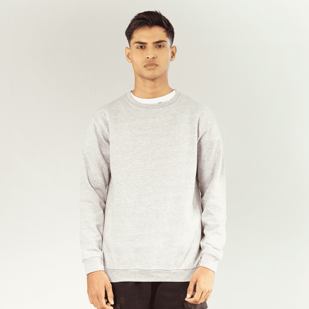 Basic Heather Grey Sweatshirt