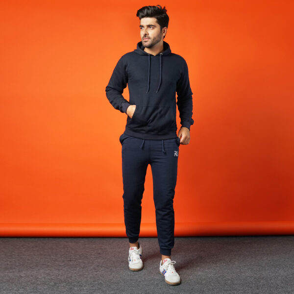 Navy Blue Unisex Co-ord Set Hoodie
