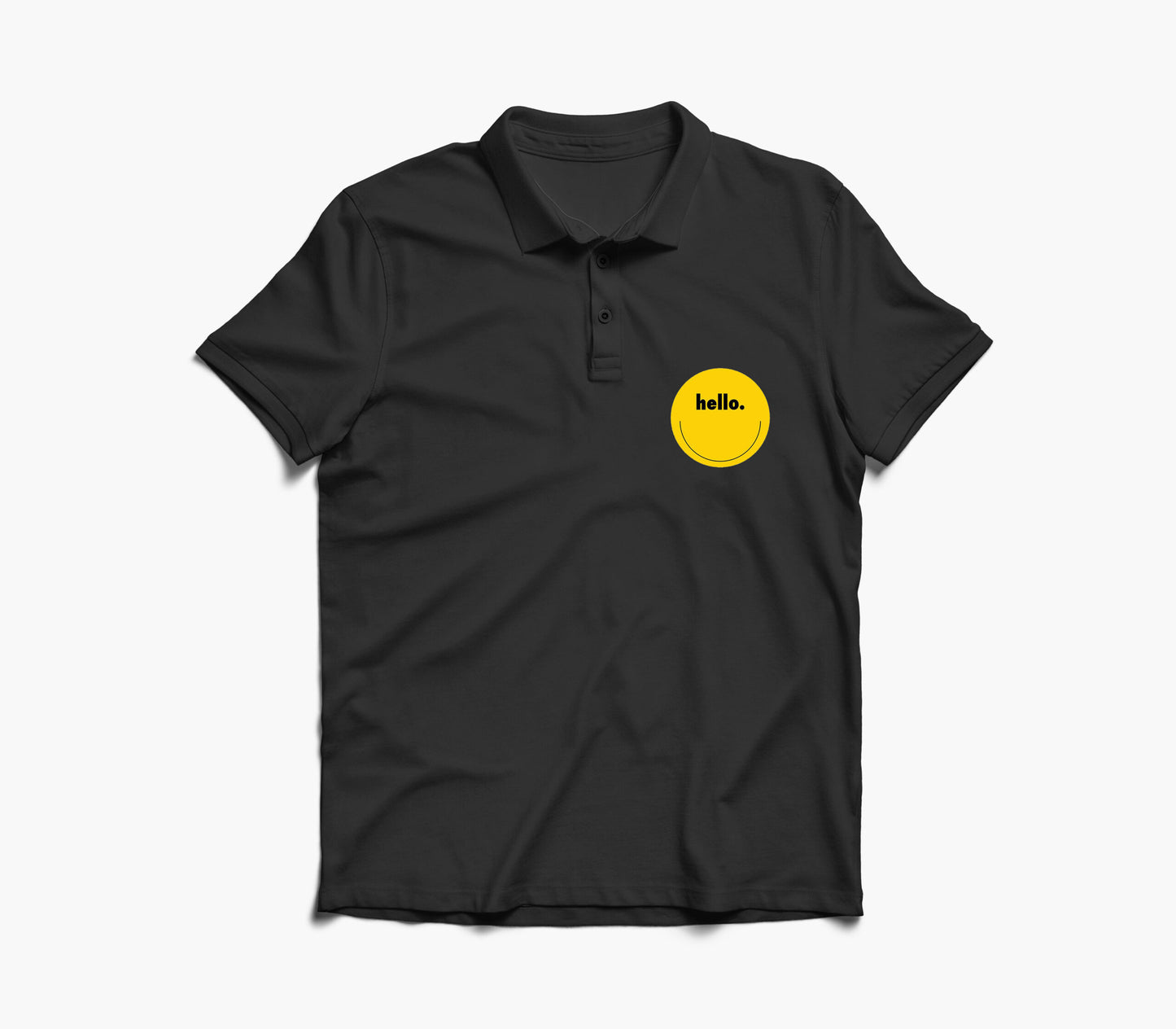 Hello Graphic Polo Shirt