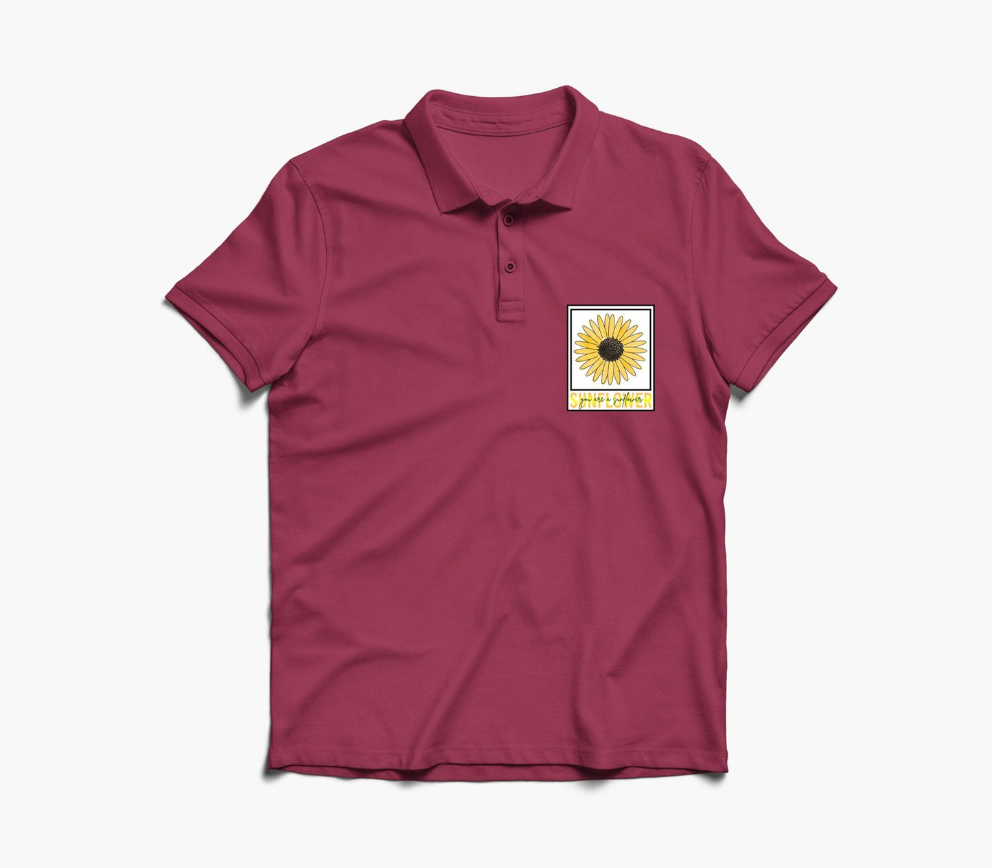 Sunflower Graphic Polo Shirt