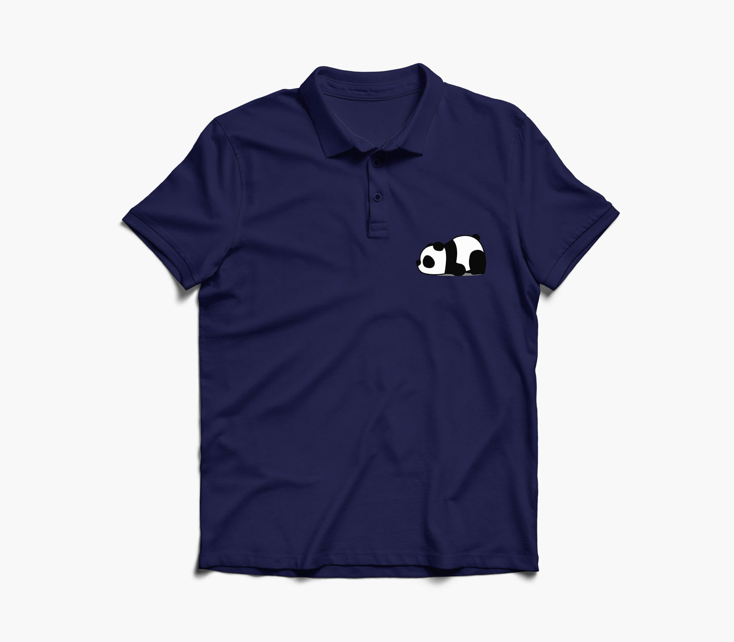 Lazy Panda Graphic Polo Shirt