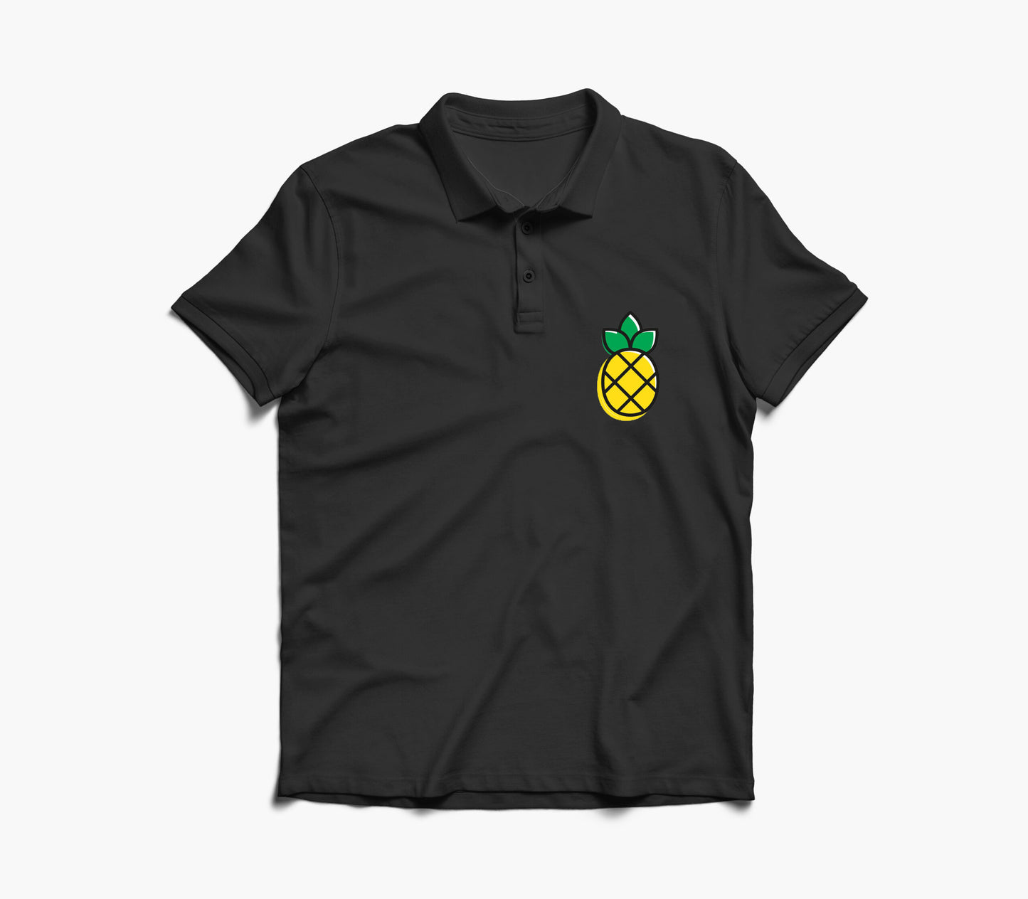 Pineapple Graphic Polo Shirt