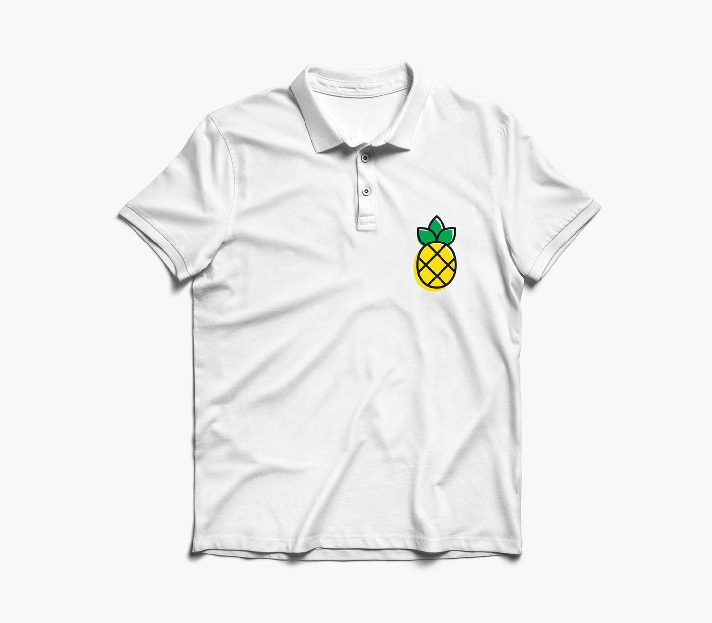 Pineapple Graphic Polo Shirt