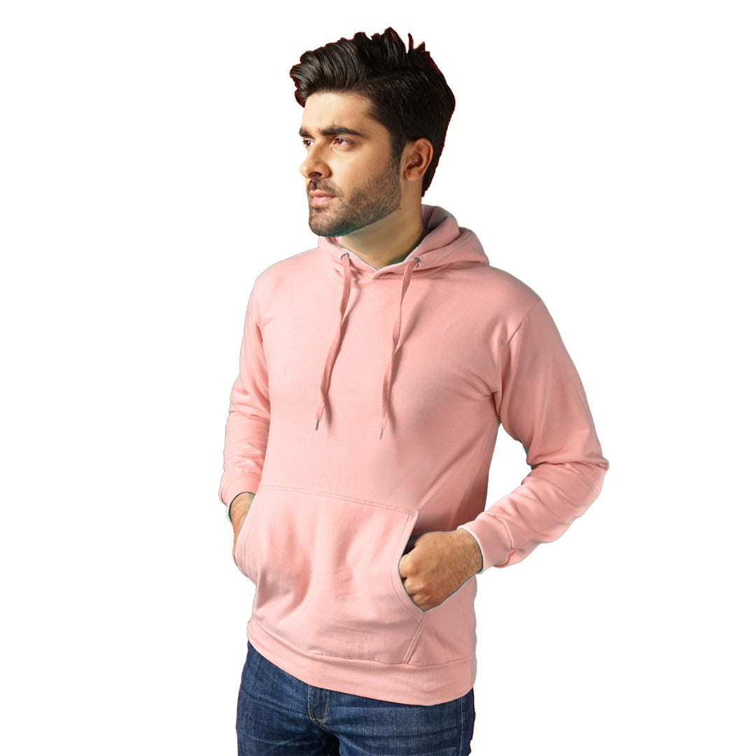 BASIC- HEATHER GREY HOODIE –