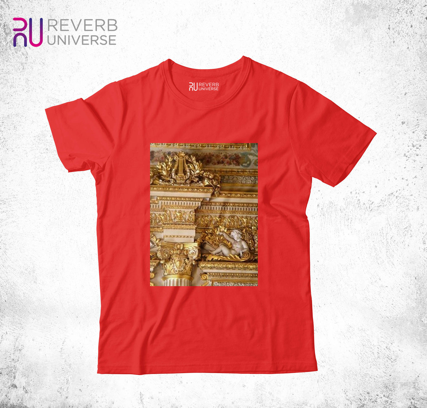 Gold Baroque Graphic Tee