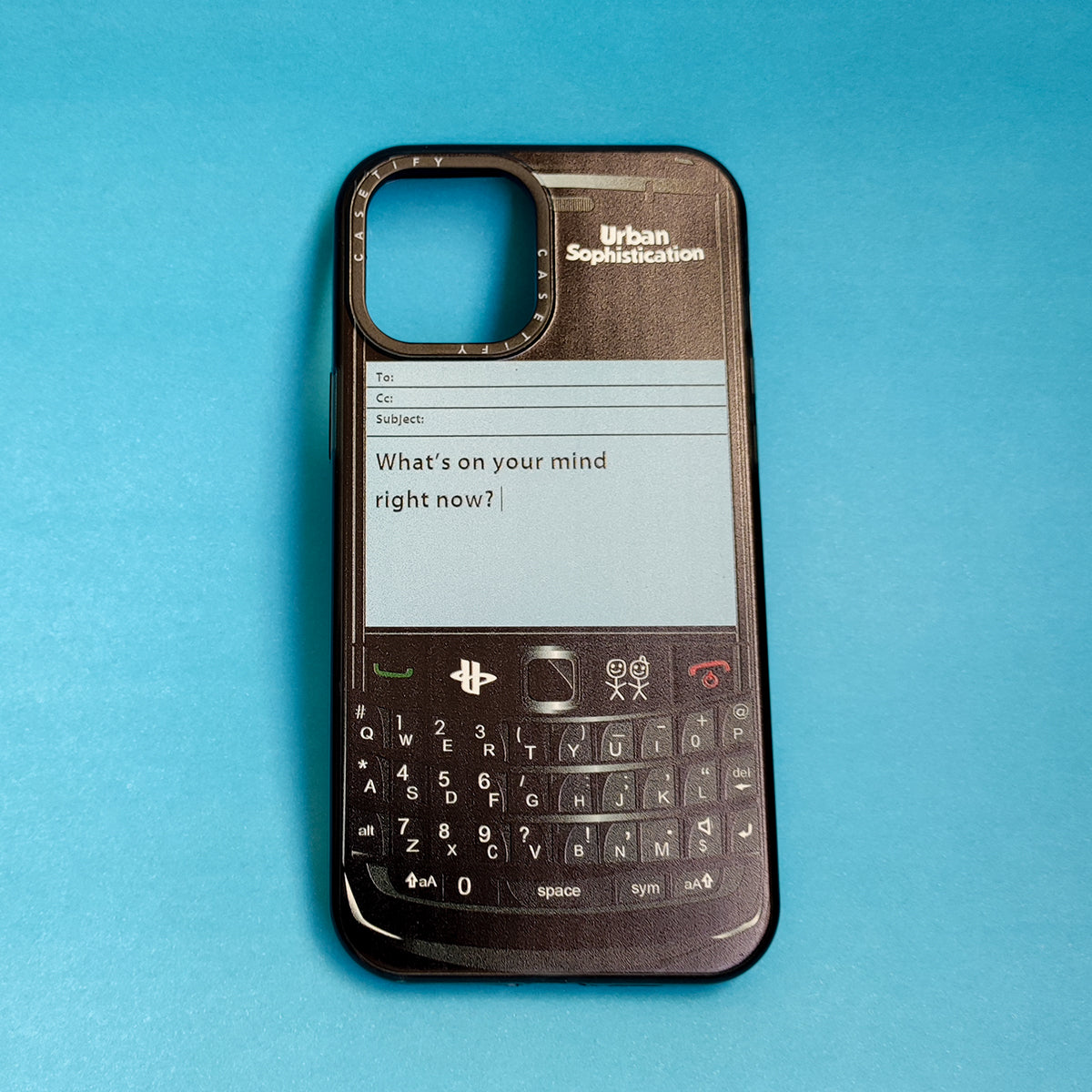 Black Berry iPhone Cover