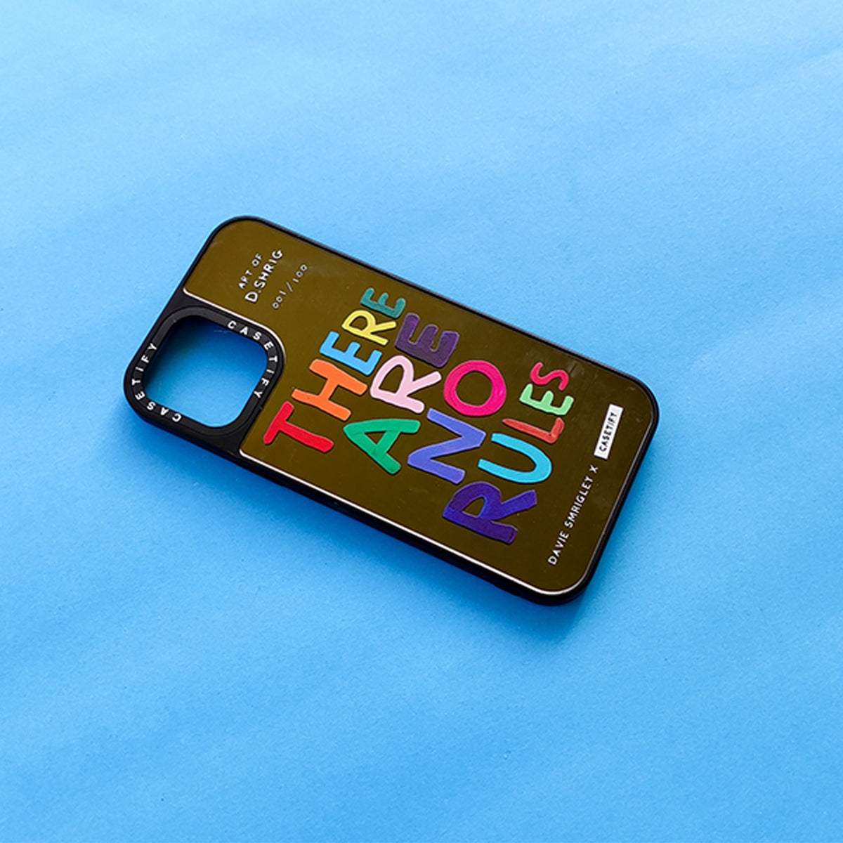There Are No Rules - Brown iPhone Cover