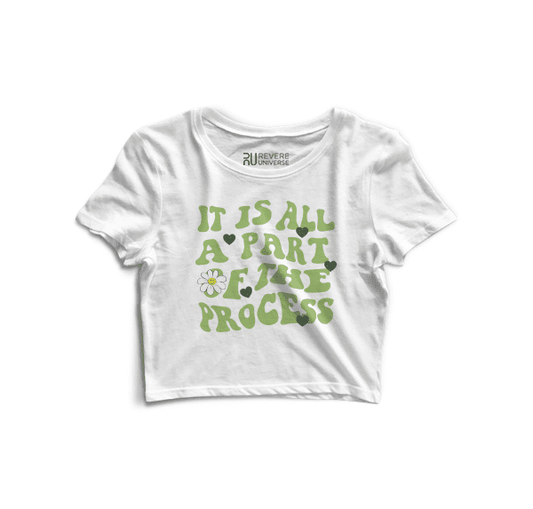 Part of The Progress Graphic Crop Top