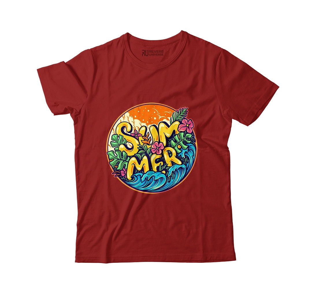 Summer At Beach Graphic Tee