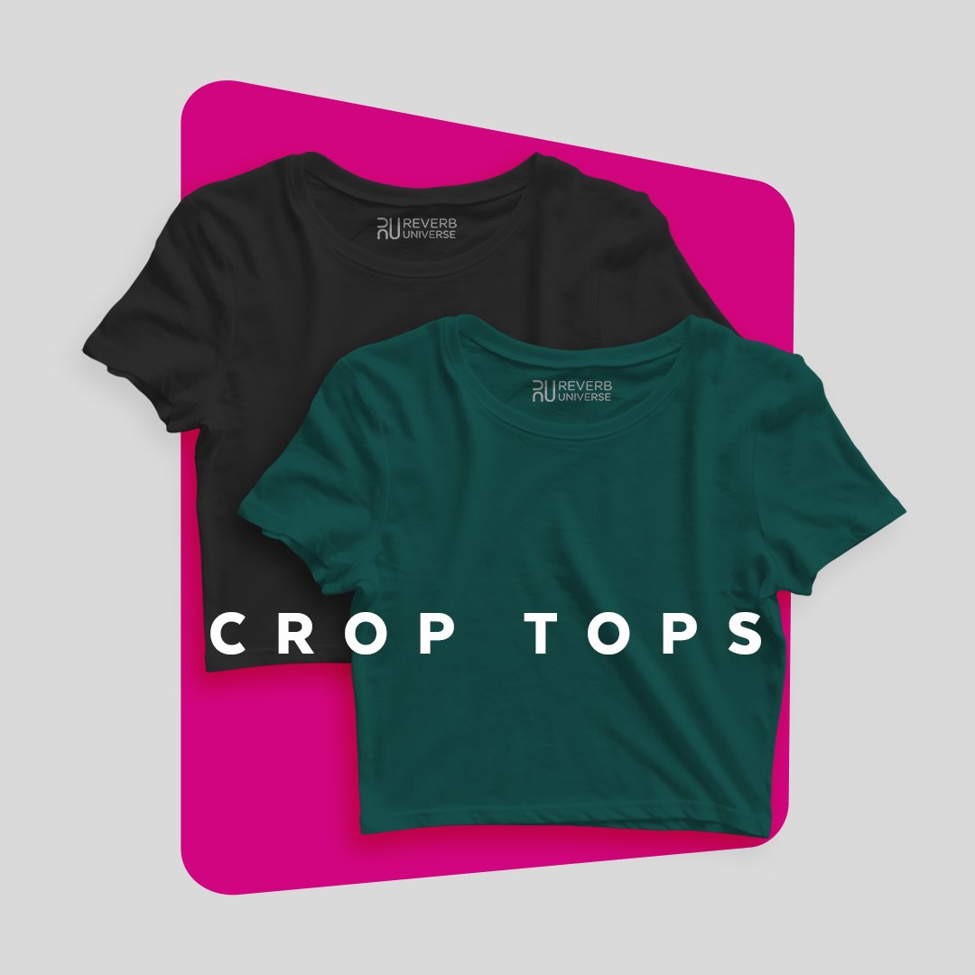 Women's Basic Crop Tops
