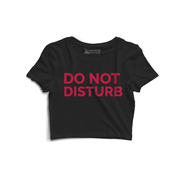 Do Not Disturb Graphic Crop Top