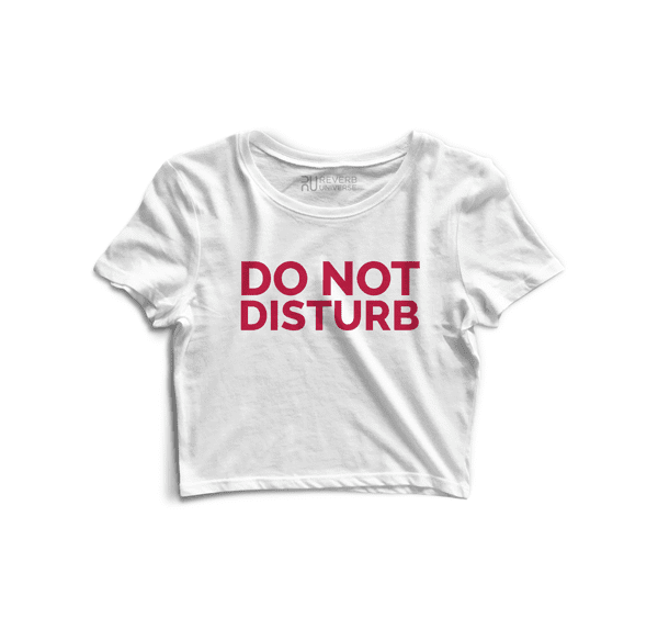 Do Not Disturb Graphic Crop Top