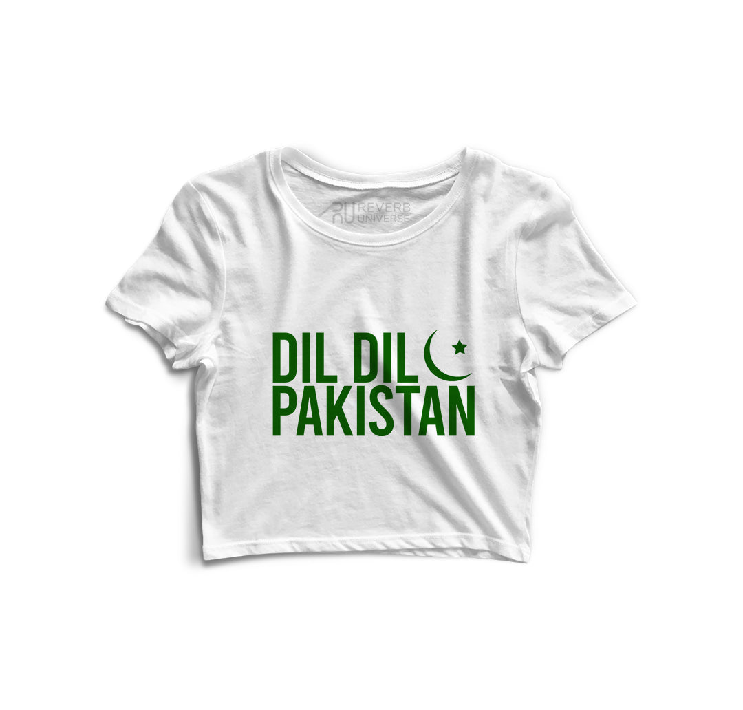 Dil Dil Pakistan Graphic Crop Top