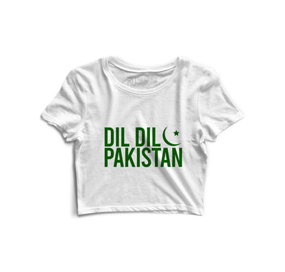 Dil Dil Pakistan Graphic Crop Top