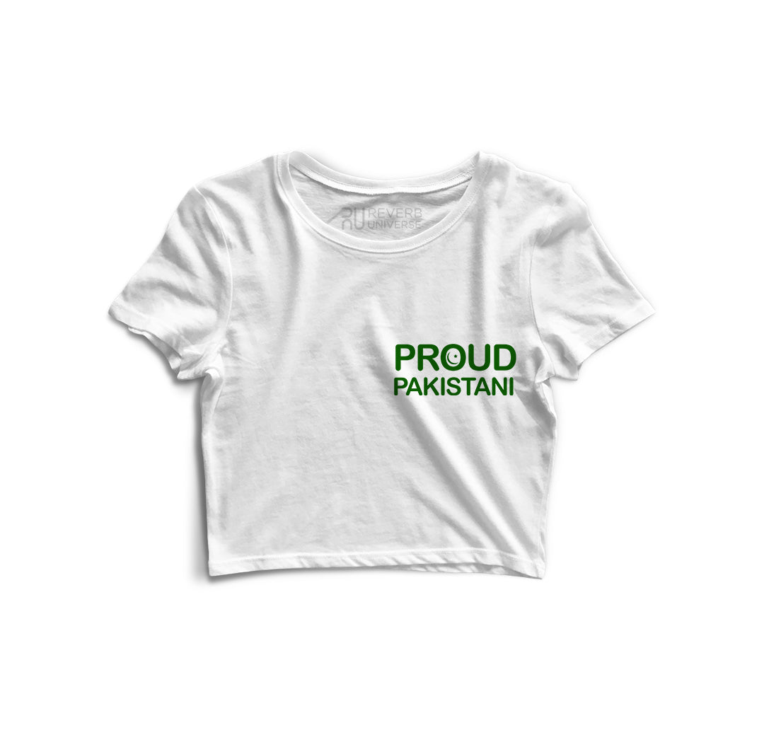 Proud Pakistan Graphic Crop Top