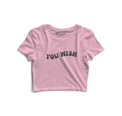 You Wish Graphic Crop Top