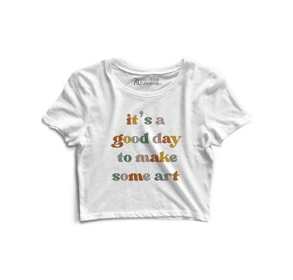 Its A Good Day Graphic Crop Top