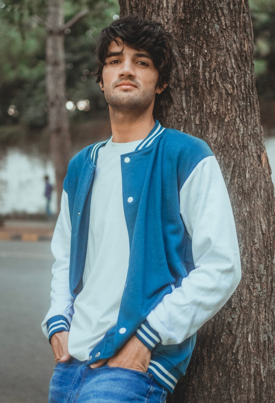 Petroleum Blue Varsity Jacket - Unisex