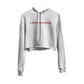 A Little Emotional Graphic Cropped Hoodie
