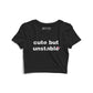 Cute but unstable Graphic Crop Top