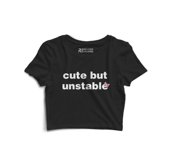 Cute but unstable Graphic Crop Top